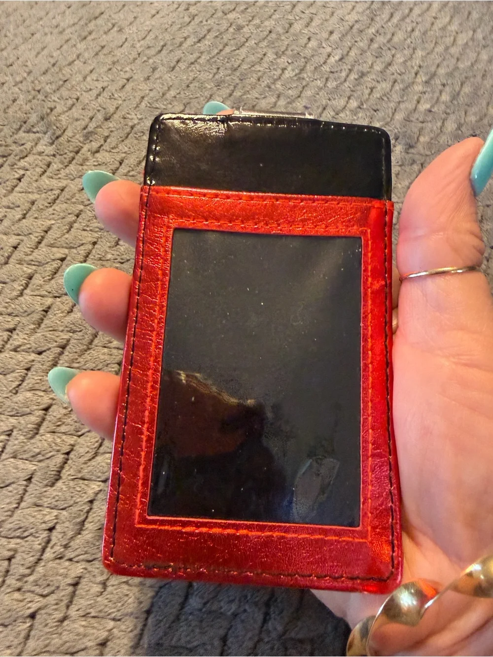 Disney Parks Mickey Mouse ID & Card Snap Closure Wallet